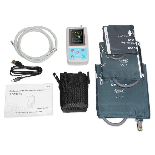 ABPM50 24 hours Ambulatory Blood Pressure Monitor Holter ABPM Holter with software(download online) contec - Image 3