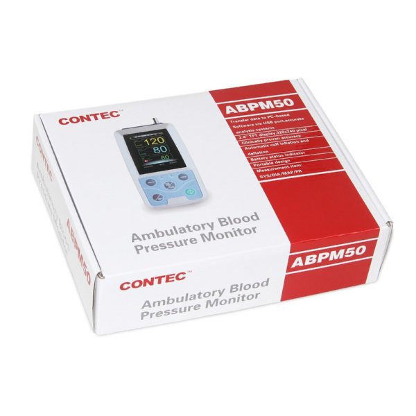 ABPM50 24 hours Ambulatory Blood Pressure Monitor Holter ABPM Holter with software(download online) contec - Image 4