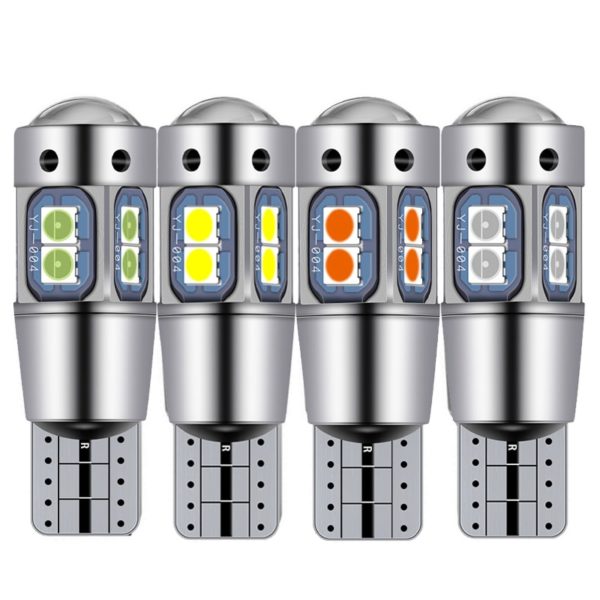 ASLENT High Quality T10 W5W 168 192 Led Tail Light 3030 10smd 12V for Car Led Auto Lamp CANBUS NO Error Car Marker Parking Bulb - Image 4