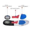Arch Support Sport Insole Flat Feet Orthopedic Insoles Silica Gel Shock Absorption Cushion Pad for Men Women - Image 4