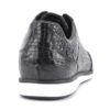 Authentic Real Crocodile Belly Skin Male Casual Black Sneakers Genuine Alligator Leather Soft Rubble Sole Men Lace-up Flats Shoe - Image 3