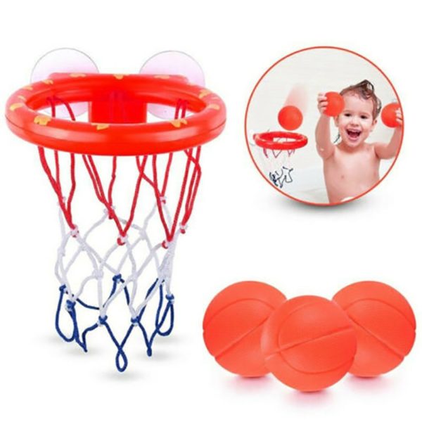 Baby Bath Toy Toddler Boy Water Toys Bathroom Bathtub Shooting Basketball Hoop with 3 Balls Kids Outdoor Play Set Cute Whale - Image 3