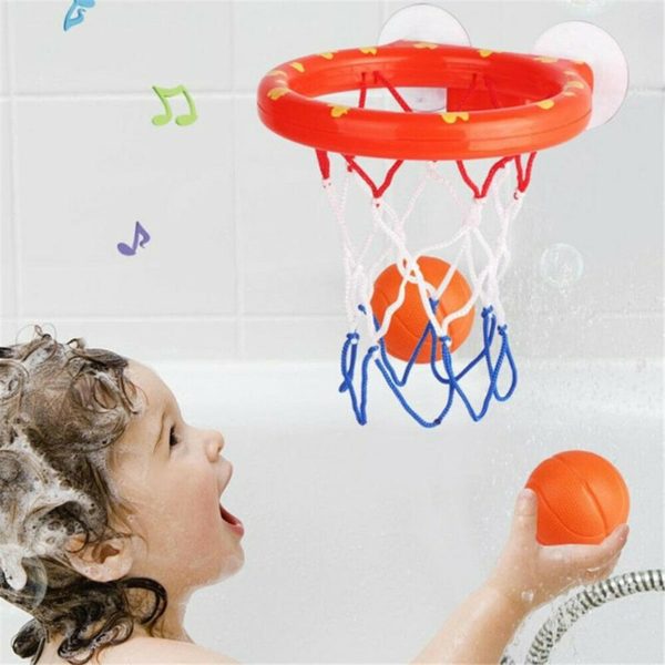 Baby Bath Toy Toddler Boy Water Toys Bathroom Bathtub Shooting Basketball Hoop with 3 Balls Kids Outdoor Play Set Cute Whale - Image 4