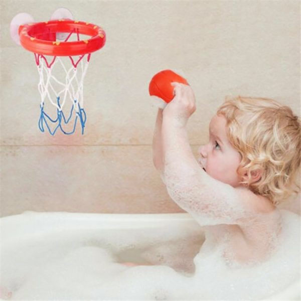 Baby Bath Toy Toddler Boy Water Toys Bathroom Bathtub Shooting Basketball Hoop with 3 Balls Kids Outdoor Play Set Cute Whale - Image 5