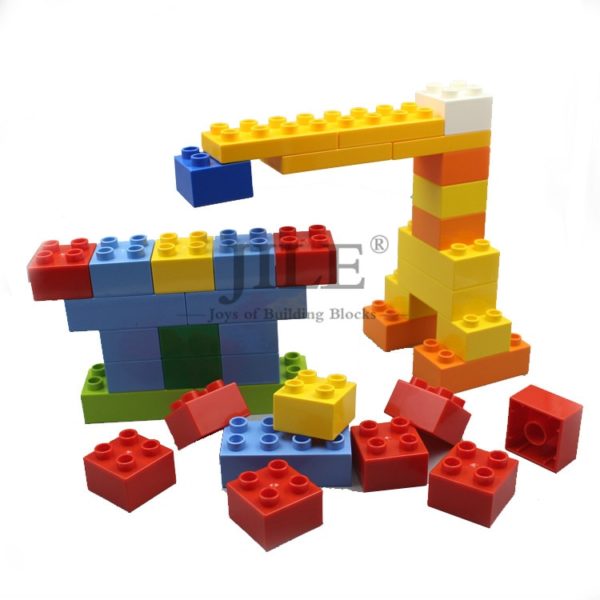 Big Size Building Blocks Brick Colorful Bulk Large Particles Set DIY Educational Compatible with Assembles Kids Toys Gifts - Image 4