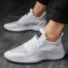Big Size Summer Breathable Sport Shoes Male Sneakers for Men Lightweight Running Shoes Men's Sports Footwear Brown Walk GME-0008 - Image 5