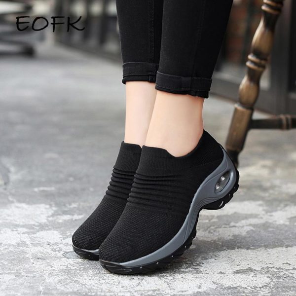 Big Size Summer Chunky Women's Sports Shoes Platform Sneakers Lady Sport Shoes for Women Socks Sneakers for Running Gym GME-0095