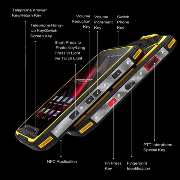 CONQUEST S11 7000mAh Rugged SmartPhone IP68 Waterproof NFC Smartphones celular Cell phone Cellphones Mobile Phones Unlocked - Image 4