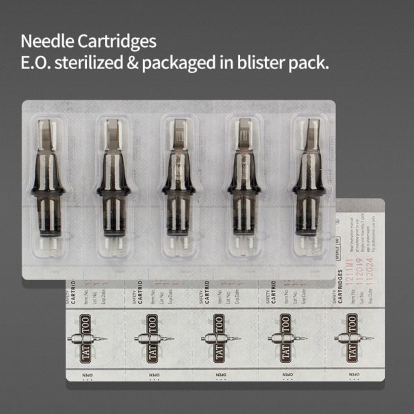 Cartridge Tattoo Needles RL RS RM M1 Disposable Sterilized Safety Tattoo Needle for Cartridge Machines Grips - Image 2