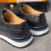 Casual Style Authentic Exotic Crocodile Belly Skin Men's Walking Sneakers Genuine Alligator Leather Male Lace-up Footwear Shoes - Image 2