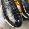Casual Style Authentic Exotic Crocodile Belly Skin Men's Walking Sneakers Genuine Alligator Leather Male Lace-up Footwear Shoes - Image 3