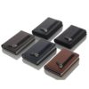 Cizicoco Credit Card Holder 2020 New Aluminum Box Card Wallet RFID PU Leather Pop Up Card Case Magnet Carbon Fiber Coin Purse - Image 6