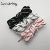Coolstring 5.5mm Round Laces Sports Black White Red Shoelaces Unisex Casual Shoestring Bootlaces For Clunky Sneakers Dad Shoes - Image 2