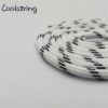 Coolstring 5.5mm Round Laces Sports Black White Red Shoelaces Unisex Casual Shoestring Bootlaces For Clunky Sneakers Dad Shoes - Image 5