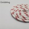 Coolstring 5.5mm Round Laces Sports Black White Red Shoelaces Unisex Casual Shoestring Bootlaces For Clunky Sneakers Dad Shoes - Image 6