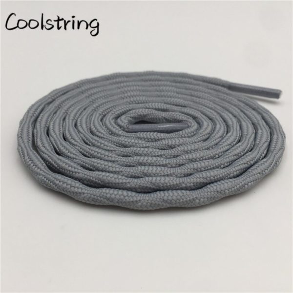 Coolstring Cool 4.5mm Wear Resistant Mountaineering Shoelaces Olivary Wave Round Sneakers Travel Shoes Laces For Martin Boots - Image 5