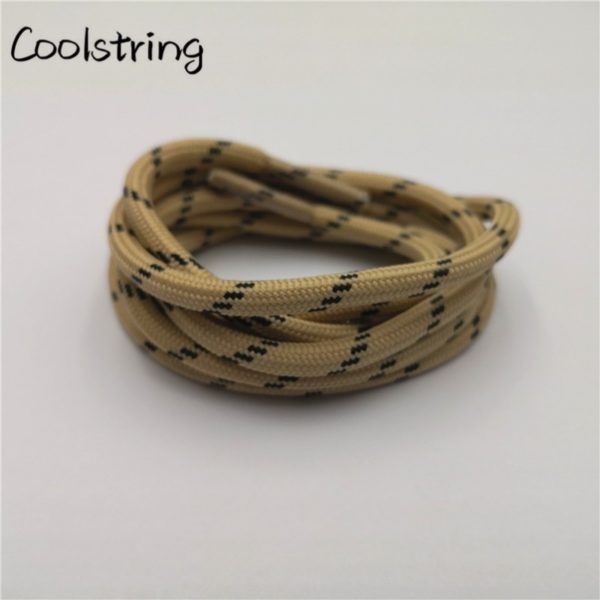 Coolstring Outdoor Round Rope Hiking Shoes Laces Striped Wear Resistant Sneakers Boot Shoelaces Strings For Men And Women Sports - Image 5