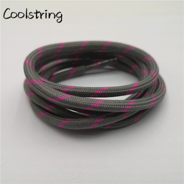 Coolstring Outdoor Round Rope Hiking Shoes Laces Striped Wear Resistant Sneakers Boot Shoelaces Strings For Men And Women Sports - Image 6