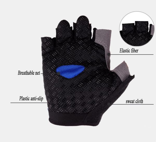 Cycling Gloves Bicycle Gloves Bike Gloves Anti Slip Shock Breathable Half Finger Short Sports Gloves Accessories for Men Women - Image 3