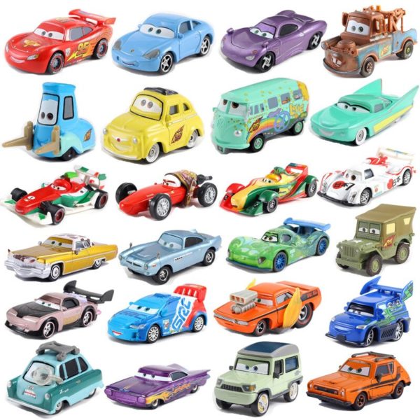 Disney Pixar Sedan 3 Lightning McQueen Sally Die Jackson Storm 1:55 Alloy Die Casting Metal Toy Car 2 Children's Birthday Gift