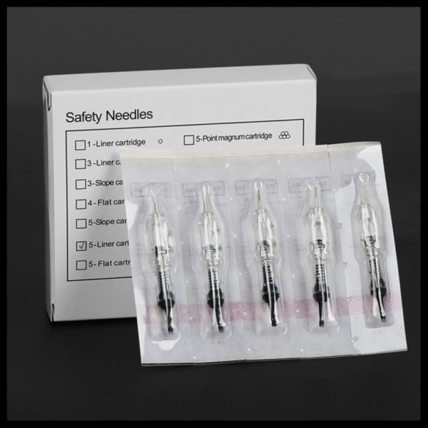 Disposable Eyebrow Tattoo Needles 1R 3R 5R 5F 7F Sterilized Microblading Permanent Makeup Cartridge Needles - Image 5