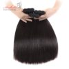 Double Drawn Bone Straight Hair Weave Bundles Vrigin Hair Extension Natural Color Thick Ends Hair Bundles Arabella Hair Bundles