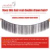 Double Drawn Bone Straight Hair Weave Bundles Vrigin Hair Extension Natural Color Thick Ends Hair Bundles Arabella Hair Bundles - Image 5