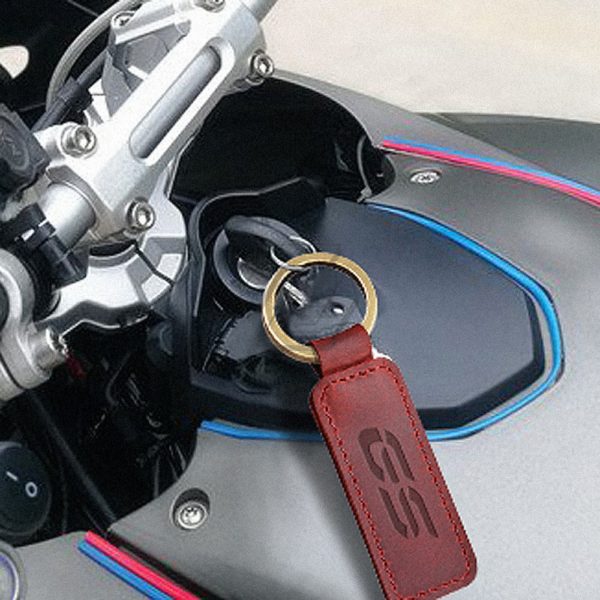 For BMW Motorrad GS F800GS F850GS R1200GS R1250GS G310GS G650GS Motorcycle Keychain Cowhide Key Ring - Image 2