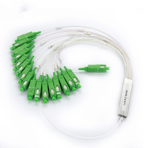 Free Shipping 100pcs/Lot 1X16 PLC Splitter SC APC Optical FTTH Fiber Optic Splitter FBT Optical Singlemode Simplex Steel Pipe 1M - Image 5