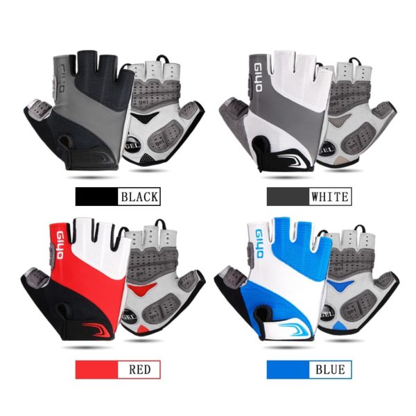 GIYO Bicycle Gloves Half Finger Outdoor Sports Gloves For Men Women Gel Pad Breathable MTB Road Racing Riding Cycling Gloves DH - Image 2