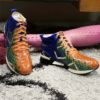 Handmade Luxury Autumn winter sports shoes Men‘s Python skin Sneaker Multi-color Leisure boots - Image 5