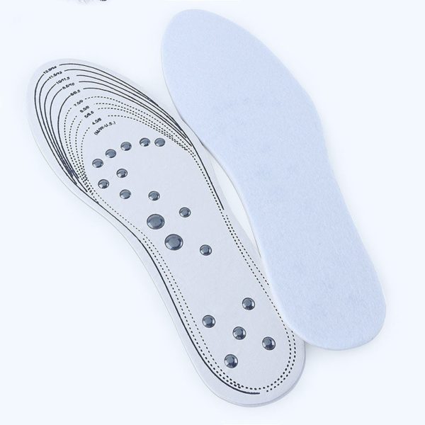 Health Magnetic Acupressure Massage Insoles Foot Therapy Reflexology Pain Relief Insoles for Women and Men Shoe Pads - Image 4