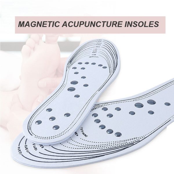 Health Magnetic Acupressure Massage Insoles Foot Therapy Reflexology Pain Relief Insoles for Women and Men Shoe Pads - Image 6