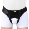 Hernia Belt Truss for Inguinal or Sports Hernia Support Brace Pain Relief Recovery Strap with 2 Removable Compression Pads