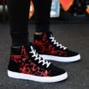 High Top PU Leather Mens Shoes Sports Shoes Sport Man Running Sneakers for Men Black Mens Tennis Shoes Athletic Jogging E-347 - Image 3