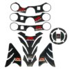 K1 K3 K5 K6 K7 K8 K11 Carbon Tank Cap Sticker Tank Pad Fork Triple Tree Upper Clamp Decal For SUZUKI GSXR GSX-R 750 600 1000