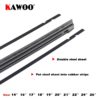 KAWOO Car Vehicle Insert Rubber strip Wiper Blade (Refill) 8mm Soft 14" 16" 17" 18" 19" 20" 21" 22" 24" 26" 28" 1pcs Accessories - Image 4