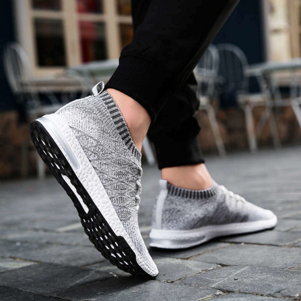 Large Size Running Shoes for Men Slip on Light Weight Sport Shoes Male Air Cushion Sneakers Comfort Mesh Men's Sports Shoe H6 - Image 2