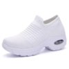 Large Size Summer Platform Sports Shoes Women's Sport Shoes Women Running Shoes White Sneakers Socks Lady Tennis Female GME-0096