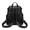 Leather Backpack Female 2021New Korean Fashion Wild One-Shoulder Casual Leather Backpack Travel Bag Large Capacity Anti-Theft - Image 6