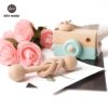 Let'S Make 1Pc Wooden Baby Toys Fashion Camera Wood Pendants Montessori Toys For Kids Wooden Diy Present Nursing Gift Baby Block - Image 3