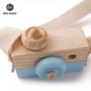 Let'S Make 1Pc Wooden Baby Toys Fashion Camera Wood Pendants Montessori Toys For Kids Wooden Diy Present Nursing Gift Baby Block - Image 4