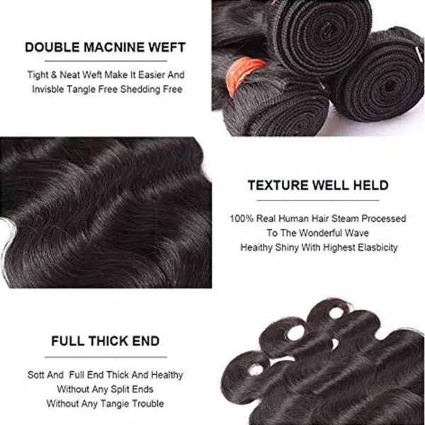 Luvin 28 30 32 40 Inch Brazilian Body Wave raw Human Hair Bundles Remy Hair water wave bundles Weaves Deals Products Wholesale - Image 3