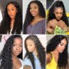 Luvin Hair Deep Curly Lace Front Wig Human Hair Wigs For Black Women Brazilian Deep Wave 13x4 Glueless Lace Wig Pre Plucked - Image 6
