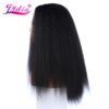 Lydia Afro Kinky Straight U Part Natural Black Color Hair Wig Heat Resistant Synthetic 16-22 Inch Daily Wigs For Women Ladies - Image 2