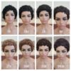 Lydia Synthetic Wigs For Women Short 4 Inch Curl 100% Kanekalon Heat Resistant Fiber Natural Black Daily&Party Wig - Image 6