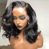 Magic Love13*4 Loose Wave Human Hair Lace Frontal Wigs Brazilian Remy Hair Natural Bob Lace Front Wigs For Women Pre-Plucked Wig - Image 2