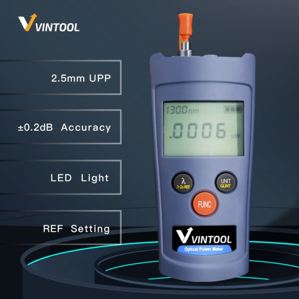 Mini Optical Fiber Tester -70~ 6/ -50~ 26dBm 2.5mm Universal for FC/SC/ST Adapters Optical Power Meter