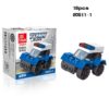Mini Transportation tank plane Car Educational Assembled Models Building Blocks Compatible small Bricks toys for children - Image 4
