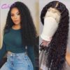 Mongolian Kinky Curly Hair Wigs 30 Inch Transparent Lace Wigs Kinky Curly Wig Human Hair Wigs 13x4 Lace Frontal Wig Curly Hair - Image 3